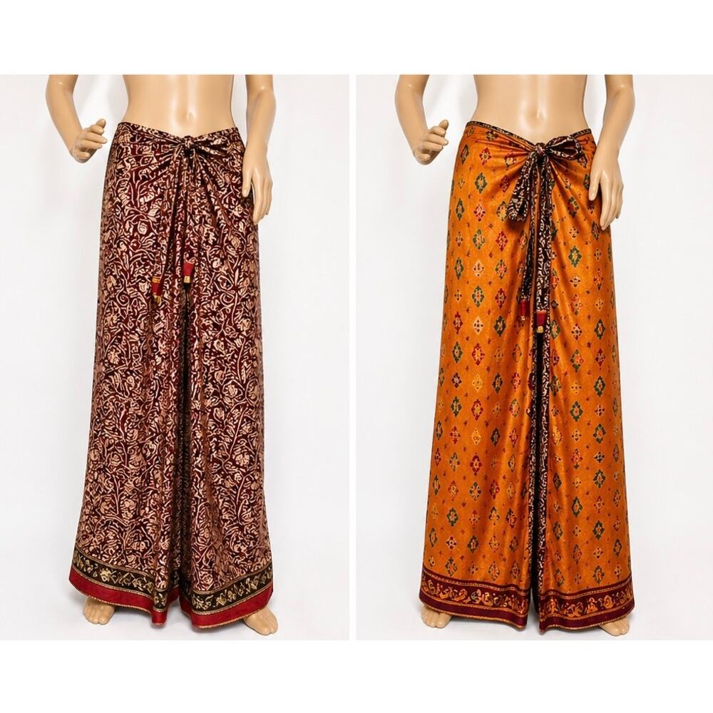 Reversible Boho Wrap Pants 2-in-1 Earthbound Trading Co | Global Festival Travel
